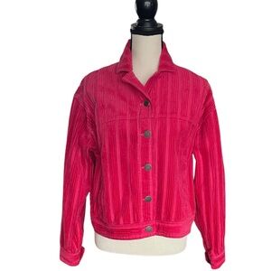 Cabi Rose Color Corduroy Bomber type Jacket. Size a generous small.